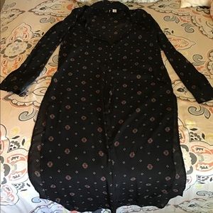 Long BDG button down top from Urban Outfitters!